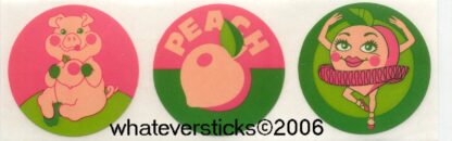 Vintage CTP Sniff Sticker Strip: 1987 Peach