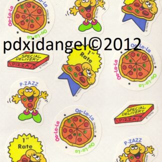 Trend Glossy Die-Cut Sniff Sheet: Pizza