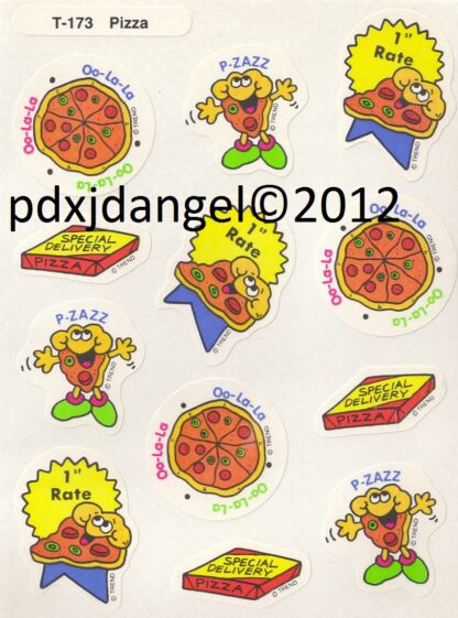 Trend Glossy Die-Cut Sniff Sheet: Pizza