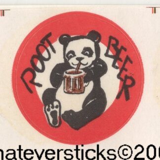 Teech-Um Sniff Sticker Strip:  Root Beer