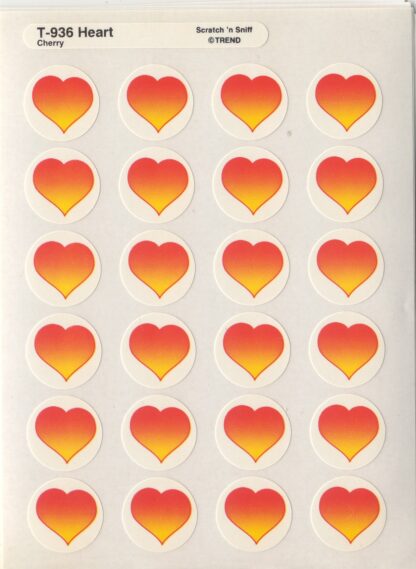 Trend Vintage Glossy Sniff Mini Sticker Sheet:  Cherry
