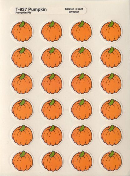 Trend Vintage Glossy Sniff Mini Sticker Sheet:  Pumpkin Pie