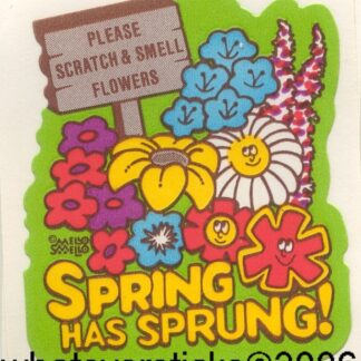 Mello Smello Matte Sniff Sticker-Mission Nutrition Spring