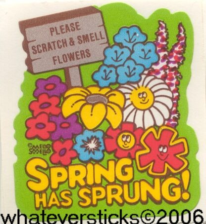 Mello Smello Matte Sniff Sticker-Mission Nutrition Spring
