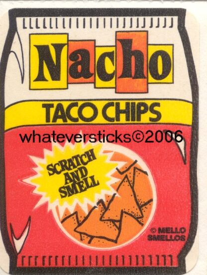 Mello Smello Matte Sniff Sticker-Nacho Chips