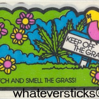 Mello Smello Matte Sniff Sticker-Grass
