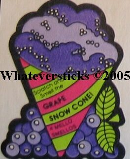 Mello Smello Matte Sniff Sticker-Grape Snocone