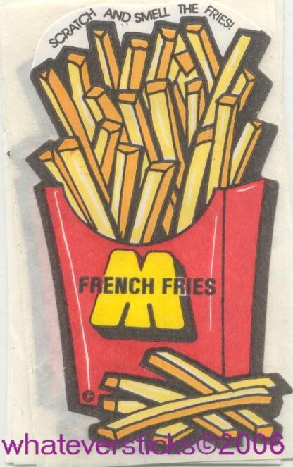Mello Smello Matte Sniff Sticker-French Fries