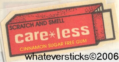 Mello Smello Matte Sniff Sticker-Cinnamon Gum