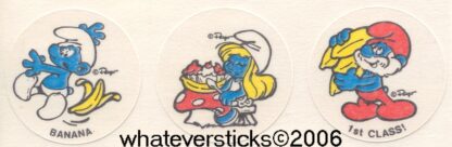 Smurf Matte Sniff Sticker Strip-Banana