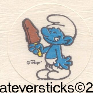 Smurf Matte Sniff Sticker Strip-Chocolate
