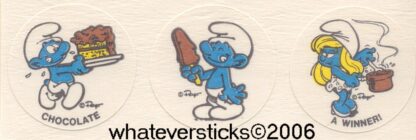 Smurf Matte Sniff Sticker Strip-Chocolate