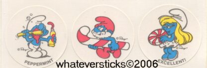 Smurf Matte Sniff Sticker Strip-Peppermint