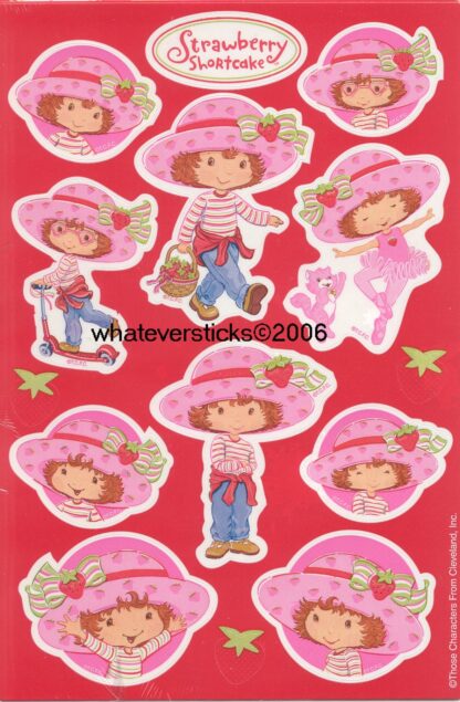 AGC Sniff Sticker Sheet: Strawberry Shortcake (Design 2)