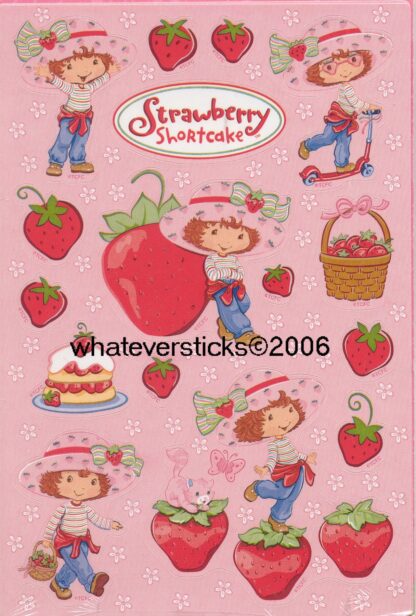AGC Sniff Sticker Sheet: Strawberry Shortcake (Design 1)