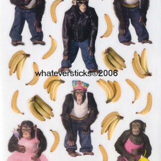 AGC Sniff Sticker Sheet: Monkey (Banana)