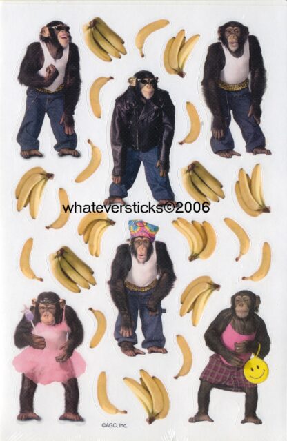 AGC Sniff Sticker Sheet: Monkey (Banana)