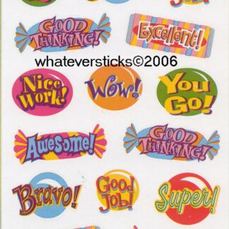 AGC Sniff Sticker Sheet: Motivational (Bubble gum)