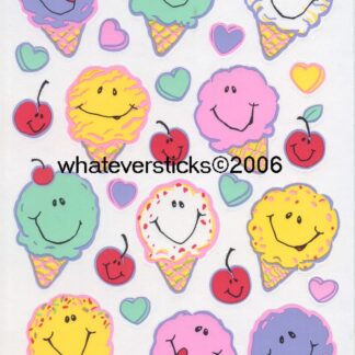 AGC Sniff Sticker Sheet: Ice Cream (Cherry)