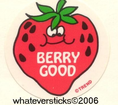 Trend Matte Sniff Sticker-Strawberry