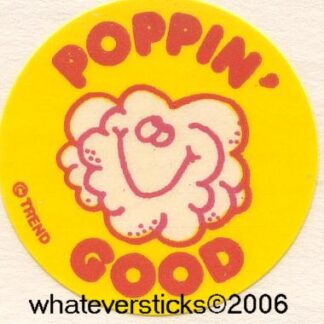 Trend Matte Sniff Sticker-Popcorn