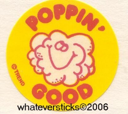 Trend Matte Sniff Sticker-Popcorn