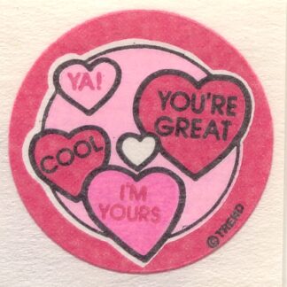 Trend Matte Sniff Sticker-Cherry Hearts (Trend)
