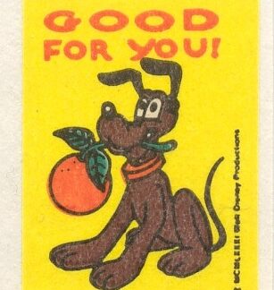 Disney Sniff Sticker: Orange