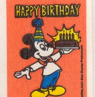 Disney Sniff Sticker: Chocolate Cake