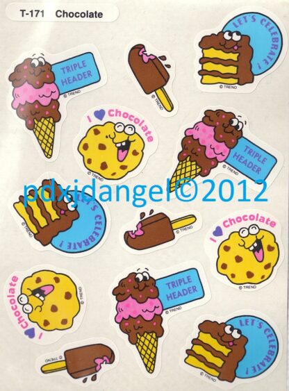 Trend Glossy Die-Cut Sniff Sheet: Chocolate