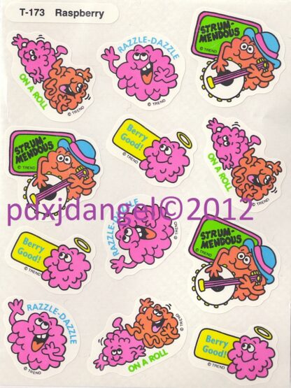 Trend Glossy Die-Cut Sniff Sheet: Raspberry