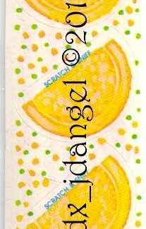 Sweet Scents Sniff Sticker-Lemon