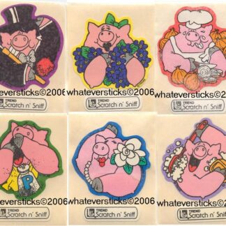 Trend Matte Large Sniff Stickers-Pig, Full Set