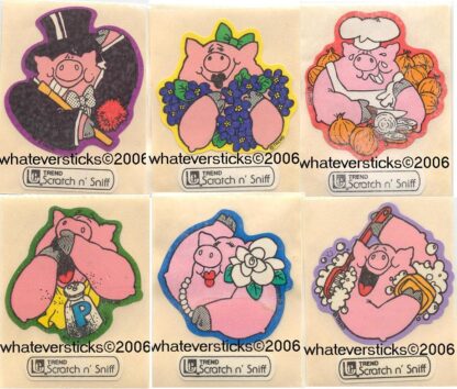 Trend Matte Large Sniff Stickers-Pig, Full Set
