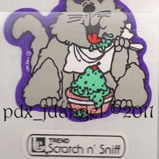 Trend Matte Large Sniff Sticker-Cat, Mint Ice Cream