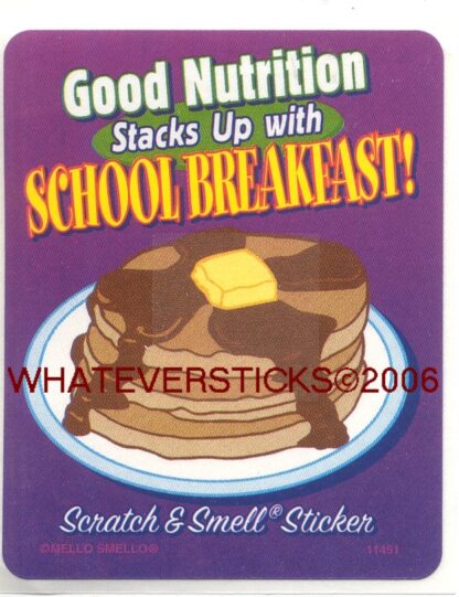 Mello Smello Matte Sniff Sticker-Mission Nutrition Pancakes
