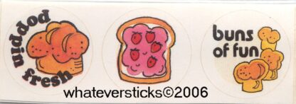 Vintage Paper Art Sniff Sticker Sheet-Bread