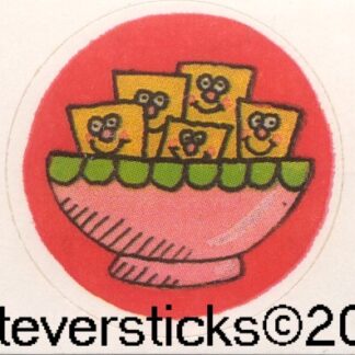 Vintage Paper Art Sniff Sticker Strip-Pineapple