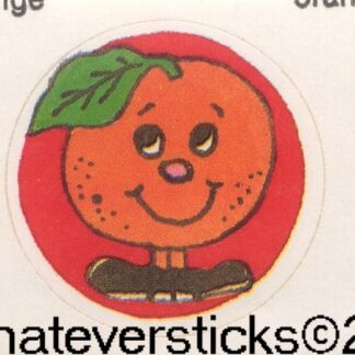 Vintage Paper Art Sniff Sticker Strip-Orange