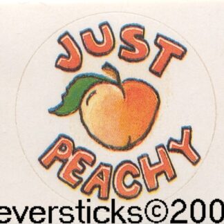 Vintage Paper Art Sniff Sticker Sheet-Peach