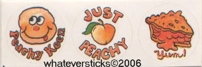 Vintage Paper Art Sniff Sticker Sheet-Peach