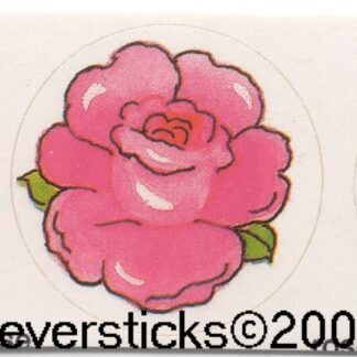 Vintage Paper Art Sniff Sticker Sheet-Rose