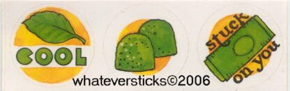 Vintage Paper Art Sniff Sticker Strip-Spearmint