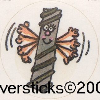 Vintage Paper Art Sniff Sticker Sheet-Licorice