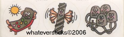 Vintage Paper Art Sniff Sticker Sheet-Licorice