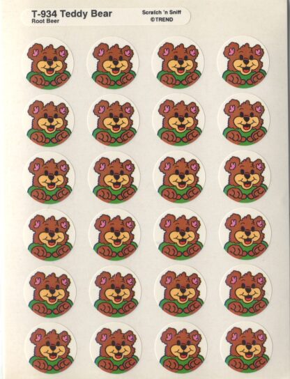 Trend Vintage Glossy Sniff Mini Sticker Sheet: Root Beer