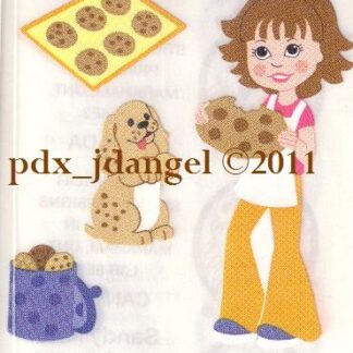 Sandylion Sniff Sticker Module Girl-Chocolate Chip
