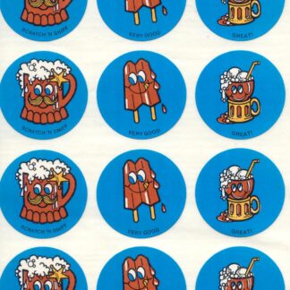 Vintage CTP Sniff Sticker Sheet-Root Beer