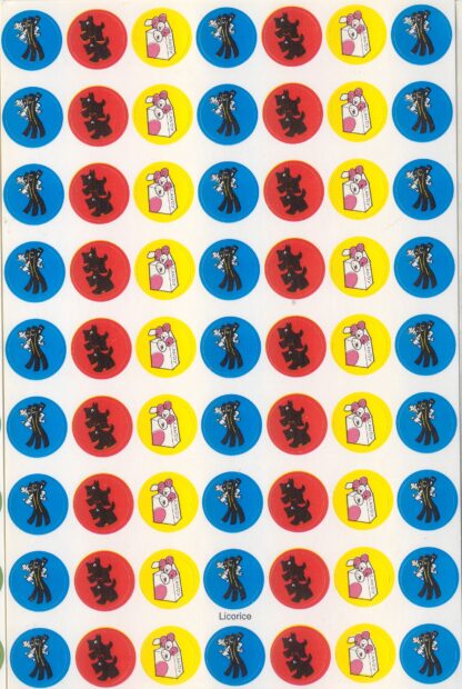 Vintage CTP Mini Sniff Sticker Sheet-Licorice