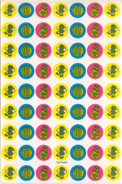 Vintage CTP Mini Sniff Sticker Sheet-Pickle